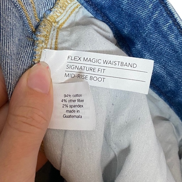 Lane Bryant Mid Rise Bootcut Flex Magic Waistband Size 24 - Picture 5 of 7